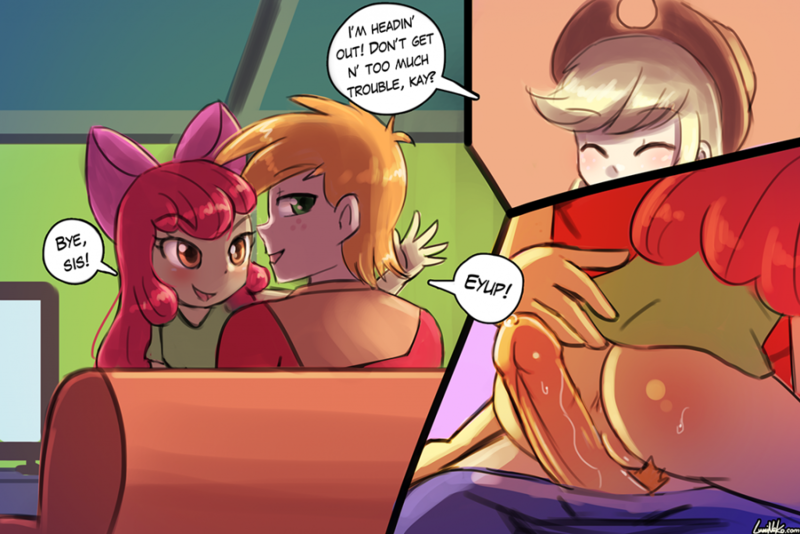 Size: 1024x683 | Tagged: explicit, artist:lumineko, banned from derpibooru, apple bloom, big macintosh, equestria girls, anus, applecest, bottomless, clothes, female, image, incest, lolicon, macbloom, male, nudity, partial nudity, penis, png, shipping, straight, underage