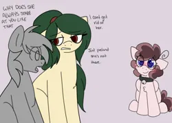 Size: 2800x2000 | Tagged: safe, artist:puppie, derpibooru import, oc, oc:myrtle remedy, oc:raevyn, earth pony, pegasus, dialogue, funny, image, png