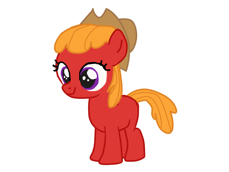 Size: 800x600 | Tagged: safe, artist:princessstar022, derpibooru import, oc, oc:apple butter, unofficial characters only, earth pony, pony, base used, female, filly, foal, g4, hat, image, offspring, parent:apple bloom, parent:tender taps, parents:tenderbloom, png, simple background, solo, white background