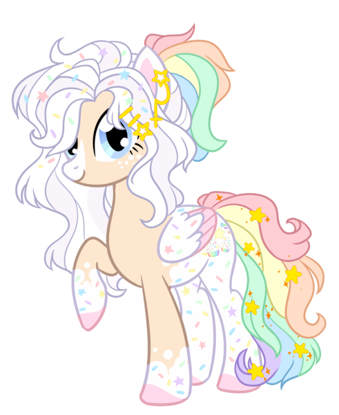 Size: 1800x2200 | Tagged: safe, artist:couratiel, derpibooru import, oc, oc:confetti cake, pegasus, pony, colored wings, female, image, mare, png, simple background, solo, transparent background, two toned wings, wings