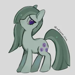 Size: 4096x4096 | Tagged: safe, artist:metaruscarlet, derpibooru import, marble pie, earth pony, pony, cutie mark, gray background, image, png, simple background, solo