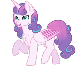 Size: 4500x4000 | Tagged: safe, artist:razziberriarts, derpibooru import, princess flurry heart, alicorn, pony, female, g4, image, mare, older, older flurry heart, png, simple background, solo, transparent background