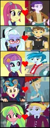 Size: 853x2161 | Tagged: safe, derpibooru import, edit, edited screencap, screencap, dirk thistleweed, indigo zap, lemon zest, lemonade blues, sour sweet, sugarcoat, sunny flare, teddy t. touchdown, thunderbass, eqg summertime shorts, equestria girls, equestria girls (movie), equestria girls series, friendship games, how to backstage, monday blues, spoiler:eqg series (season 2), background human, crack shipping, cropped, female, g4, glasses, gold rush (g4), goldzap, heart, image, male, png, shadow five, ship:sourweed, shipping, shipping domino, straight, teddycoat, thunderflare, zestblue