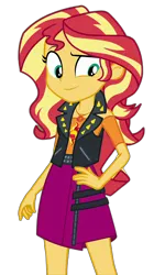 Size: 1952x3264 | Tagged: safe, artist:cutler1228, derpibooru import, edit, edited screencap, screencap, sunset shimmer, human, pony, equestria girls, clothes, female, g4, geode of empathy, image, magical geodes, not a vector, png, simple background, smiling, solo, transparent background
