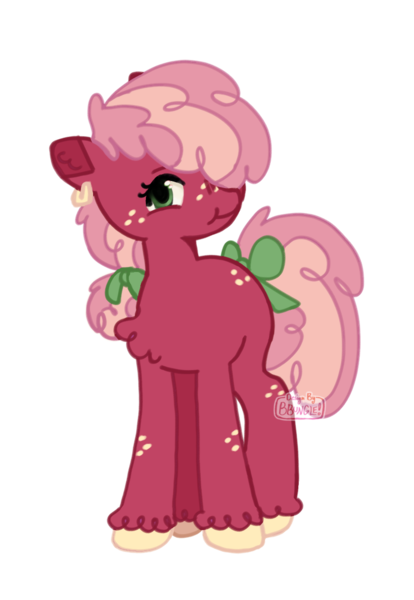 Size: 823x1193 | Tagged: safe, artist:bbungle, derpibooru import, oc, unofficial characters only, earth pony, pony, base used, chest fluff, ear piercing, earring, earth pony oc, female, filly, foal, freckles, image, jewelry, looking at you, not cheerilee, offspring, parent:big macintosh, parent:cheerilee, parents:cheerimac, piercing, png, simple background, smiling, solo, transparent background, unshorn fetlocks