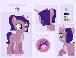 Size: 1280x973 | Tagged: safe, artist:hate-love12, derpibooru import, kimono, pony, g3, g5, deviantart watermark, g3 to g5, generation leap, image, obtrusive watermark, png, reference sheet, solo, watermark