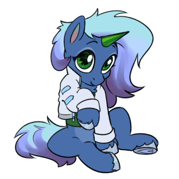 Size: 1080x1080 | Tagged: safe, artist:jewellier, derpibooru import, oc, oc:cyanite star, unofficial characters only, pony, unicorn, clothes, colored sketch, crystal horn, cute, horn, image, jacket, looking at you, oda 1997, png, simple background, sitting, sketch, solo, transparent background, unicorn oc, unshorn fetlocks