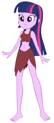 Size: 680x1550 | Tagged: safe, artist:crazybrothersstyler2, artist:invisibleink, derpibooru import, edit, twilight sparkle, human, equestria girls, clothes, cute, female, g4, image, outfit, outfits, png, simple background, solo, solo female, tarzan, transparent background