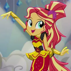 Size: 668x664 | Tagged: safe, derpibooru import, sunset shimmer, dance magic, equestria girls, spoiler:eqg specials, cropped, dance magic (song), flamenco dress, image, jpeg, sunset shimmer flamenco dress