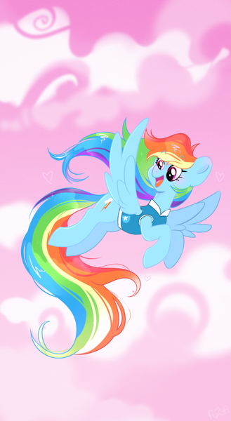 Size: 1592x2904 | Tagged: safe, artist:pozya1007, derpibooru import, rainbow dash, pegasus, clothes, cute, g4, image, png, simple background, solo, spring