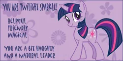 Size: 400x200 | Tagged: safe, derpibooru import, edit, twilight sparkle, pony, unicorn, horn, image, jpeg, quiz, unicorn twilight