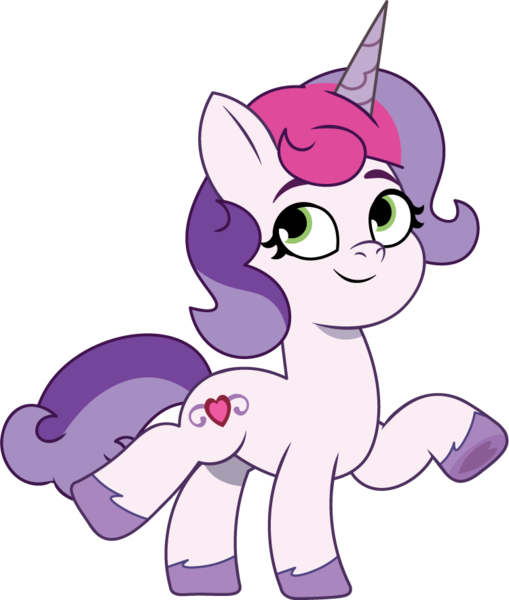 Size: 750x884 | Tagged: safe, artist:prixy05, derpibooru import, sweetie belle (g3), pony, unicorn, g3, g5, my little pony: tell your tale, female, filly, foal, g3 to g5, generation leap, horn, image, mare, png, simple background, solo, transparent background, vector