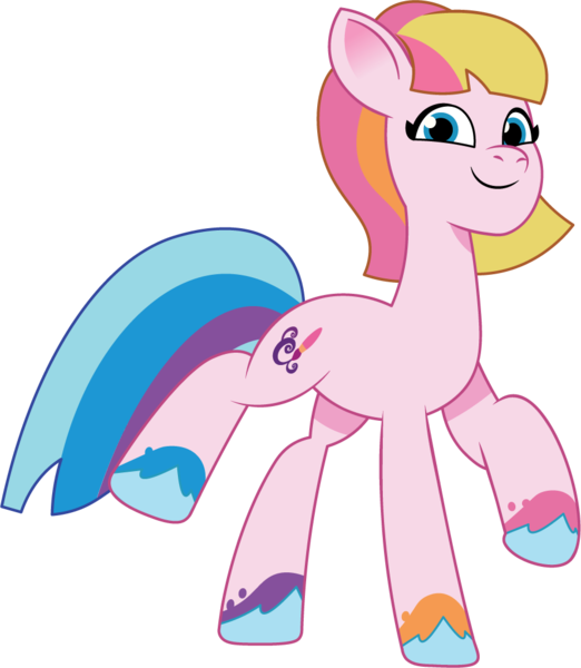 Size: 888x1021 | Tagged: safe, artist:prixy05, derpibooru import, earth pony, pony, g3, g5, my little pony: tell your tale, female, g3 to g5, generation leap, image, mare, png, simple background, solo, toola-roola, transparent background, vector