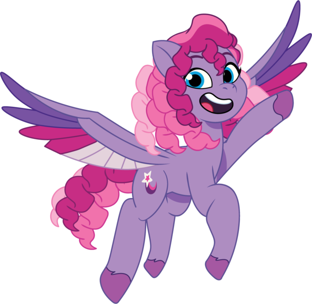 Size: 1099x1073 | Tagged: safe, artist:prixy05, derpibooru import, starsong, pegasus, pony, g3, g5, my little pony: tell your tale, female, g3 to g5, generation leap, image, mare, png, simple background, solo, spread wings, transparent background, vector, wings