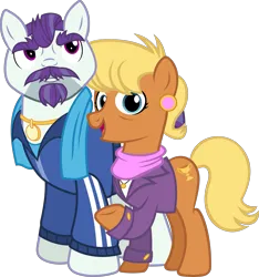 Size: 3017x3218 | Tagged: safe, artist:90sigma, artist:philomenathephoenix, derpibooru import, edit, vector edit, mr. stripes, ms. harshwhinny, pony, games ponies play, the saddle row review, .svg available, duo, duo male and female, female, g4, harshstripes, high res, image, male, png, shipping, simple background, smiling, straight, transparent background, vector