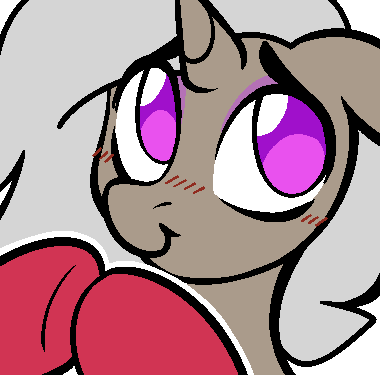 Size: 380x375 | Tagged: safe, artist:crimmharmony, derpibooru import, oc, oc:friday (exodust), unofficial characters only, pony, unicorn, blushing, clothes, commission, emoji, eyeshadow, grey hair, hooves together, horn, image, is for me, makeup, male, png, puppy dog eyes, smiling, socks, solo, stallion, unicorn oc, ych result