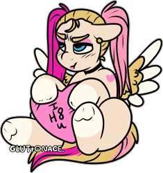 Size: 1735x1843 | Tagged: safe, artist:sexygoatgod, derpibooru import, oc, oc:strawberry dreams, unofficial characters only, pegasus, pony, ear piercing, earring, eyeshadow, female, image, jewelry, lipstick, makeup, piercing, png, pouting, simple background, solo, transparent background, tsundere
