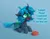 Size: 2170x1699 | Tagged: semi-grimdark, alternate version, artist:impamy, oc, oc:anonfilly, oc:changeling filly anon, changeling, pony, /mlp/, 4chan, abuse, blue background, chicken meat, chicken nugget, dino nuggies, fangs, female, filly, food, food bowl, hungry, image, lidded eyes, lineless, meat, offscreen character, pleading, png, prone, quadrupedal, requested art, sad, simple background, solo, starving