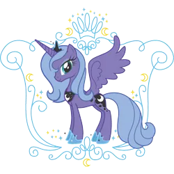Size: 2048x2048 | Tagged: artist needed, safe, derpibooru import, official, princess luna, alicorn, pony, border, clothes, crown, design, female, g4, image, jewelry, mare, moon, peytral, png, regalia, s1 luna, shirt design, shoes, simple background, solo, sparkles, spread wings, stock vector, tiara, transparent background, vector, wings, zazzle