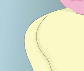 Size: 290x246 | Tagged: suggestive, artist:fab3716, fluttershy, human, equestria girls, ass, butt, butt only, female, flutterbutt, image, jpeg, nudity, solo, solo female