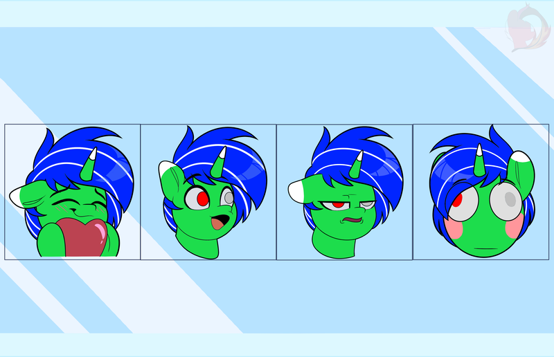 Size: 3600x2324 | Tagged: safe, artist:joaothejohn, derpibooru import, oc, alicorn, pony, alicorn oc, blushing, bruh, commission, cute, emoji, emotes, expressions, heart, horn, image, lidded eyes, open mouth, png, poggers, shy, smiling, solo, text, wings, your character here