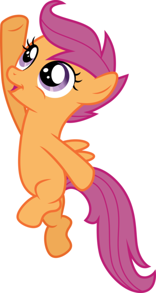 Size: 3000x5621 | Tagged: safe, artist:cloudy glow, derpibooru import, scootaloo, pegasus, pony, .ai available, female, image, jumping, png, simple background, solo, transparent background, vector