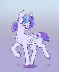 Size: 950x1150 | Tagged: safe, artist:zephyrsplume, derpibooru import, oc, oc:sweetcloud, unofficial characters only, pegasus, pony, colored hooves, female, freckles, image, mare, pegasus oc, png, short tail, solo, solo female, tail, wings