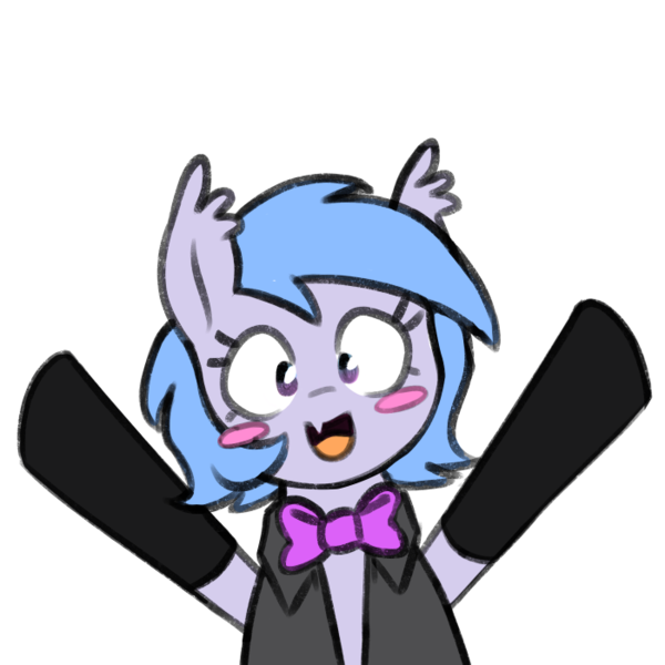 Size: 700x700 | Tagged: safe, artist:thebatfang, derpibooru import, oc, oc:lucky roll, unofficial characters only, bat pony, pony, bat pony oc, bat wings, blush sticker, blushing, bowtie, clothes, cute, female, image, looking at you, mare, ocbetes, open mouth, png, simple background, smiling, socks, solo, transparent background, wings