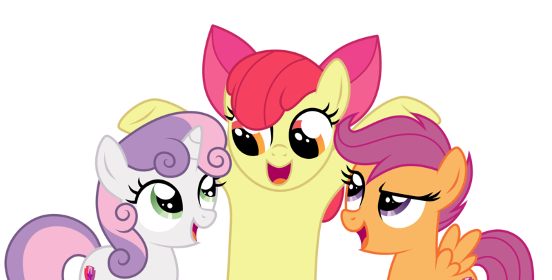 Size: 4452x2264 | Tagged: safe, artist:feather_bloom, derpibooru import, apple bloom, scootaloo, sweetie belle, earth pony, pegasus, pony, unicorn, bipedal, bow, commission, cutie mark crusaders, excited, g4, hair bow, horn, image, png, simple background, standing on two hooves, transparent background