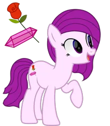 Size: 1600x1825 | Tagged: safe, artist:naoto yazarän, derpibooru import, oc, oc:diane rose, pony, image, parent:crystal yazarän, parent:luna star, png, simple background, transparent background