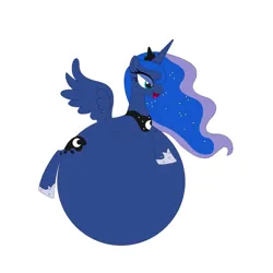 Size: 1280x1280 | Tagged: suggestive, princess luna, pony, belly, digestion, image, png, vore, vore sequence