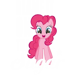 Size: 2048x2048 | Tagged: safe, alternate version, derpibooru import, official, part of a set, pinkie pie, earth pony, pony, design, english, excited, female, g4, happy, image, mare, open mouth, open smile, png, smiling, solo, starry eyes, stars, stock vector, text, vector, wingding eyes, zazzle