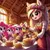 Size: 1024x1024 | Tagged: safe, ai content, derpibooru import, machine learning generated, derpy hooves, fluttershy, pinkie pie, princess cadance, anthro, pony, adult, child, children, cup, cute, cyrillic, food, happy, image, jpeg, pancakes, plate, prepared, preparing, pride, proud, russian, siblings, slavic, teacup, teapot, twins, wrong eye color, young, young adult, young cadance