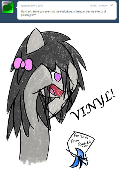 Size: 647x946 | Tagged: safe, artist:erthilo, derpibooru import, octavia melody, vinyl scratch, pony, ask octavia, ask, g4, image, jpeg, tumblr