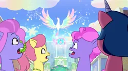 Size: 3299x1844 | Tagged: safe, derpibooru import, screencap, posey (g5), phoenix, g5, my little pony: tell your tale, spoiler:g5, spoiler:my little pony: tell your tale, spoiler:tyts02e09, cracked it, image, png