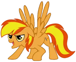 Size: 732x600 | Tagged: safe, artist:noi kincade, derpibooru import, oc, oc:firey ratchet, pegasus, pony, g4, image, male, png, simple background, solo, transparent background, wings