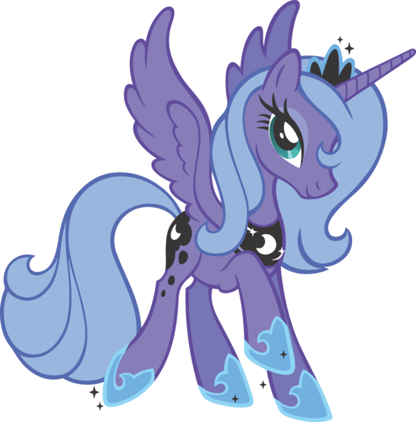 Size: 2021x2048 | Tagged: safe, derpibooru import, official, princess luna, alicorn, pony, female, g4, hoof shoes, image, jewelry, mare, peytral, png, princess shoes, s1 luna, simple background, solo, sparkles, spread wings, stock vector, tiara, transparent background, vector, wings, zazzle