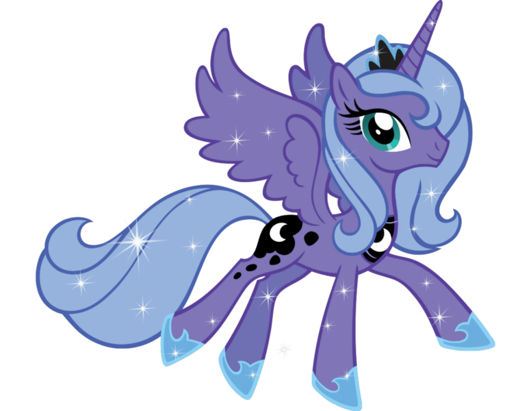 Size: 2048x1583 | Tagged: safe, derpibooru import, official, princess luna, alicorn, pony, female, g4, hoof shoes, horn, image, jewelry, looking at you, mare, peytral, png, princess shoes, s1 luna, simple background, solo, sparkles, spread wings, stock vector, tiara, transparent background, wings, zazzle