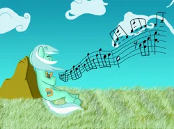 Size: 651x482 | Tagged: safe, artist:rydelfox, derpibooru import, lyra heartstrings, g4, image, jpeg, lyre, music notes, musical instrument