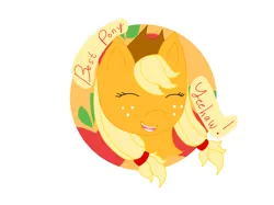 Size: 2732x2048 | Tagged: safe, artist:creativa-artly01, derpibooru import, applejack, earth pony, pony, female, g4, image, jpeg, simple background, solo, white background