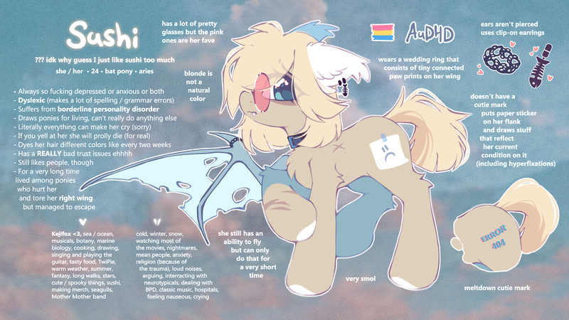 Size: 3200x1800 | Tagged: safe, artist:mirtash, derpibooru import, oc, unofficial characters only, bat pony, pony, bat pony oc, bat wings, image, png, reference sheet, solo, wings