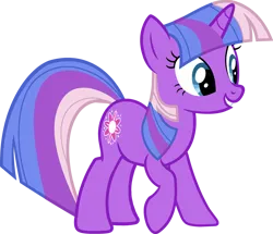 Size: 2859x2455 | Tagged: safe, artist:lizzmcclin, derpibooru import, twilight twinkle, pony, unicorn, g3, female, g3 to g4, g4, generation leap, horn, image, png, simple background, solo, transparent background