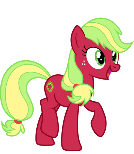 Size: 2421x2787 | Tagged: safe, artist:lizzmcclin, derpibooru import, applejack (g3), earth pony, pony, g3, female, g3 to g4, g4, generation leap, image, mare, png, simple background, solo, transparent background