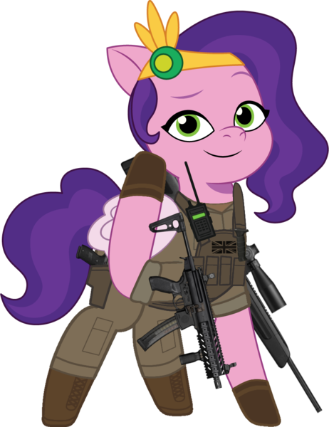 Size: 873x1133 | Tagged: safe, artist:edy_january, artist:prixy05, derpibooru import, pipp petals, pegasus, pony, g5, my little pony: tell your tale, armor, body armor, boots, clothes, combat knife, delta forces, equipment, flak jacket, gears, gloves, gun, handgun, image, knife, military, military pony, military uniform, mpx, p220, pistol, png, radio, rifle, shoes, simple background, sniper, sniper rifle, soldier, soldier pony, solo, special forces, steyr scout, submachinegun, tactical vest, task forces 141, transparent background, uniform, united kingdom, us army, vest, weapon