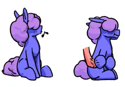 Size: 571x398 | Tagged: suggestive, artist:cammy, derpibooru import, comic, hiding erection, holding hooves, image, png, simple background, solo, white background