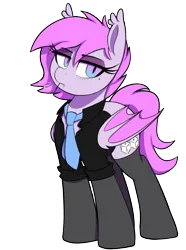 Size: 1283x1729 | Tagged: safe, artist:thebatfang, derpibooru import, oc, oc:snake eyes, unofficial characters only, bat pony, pony, bat pony oc, bat wings, cigarette, image, necktie, png, smoking, solo, wings