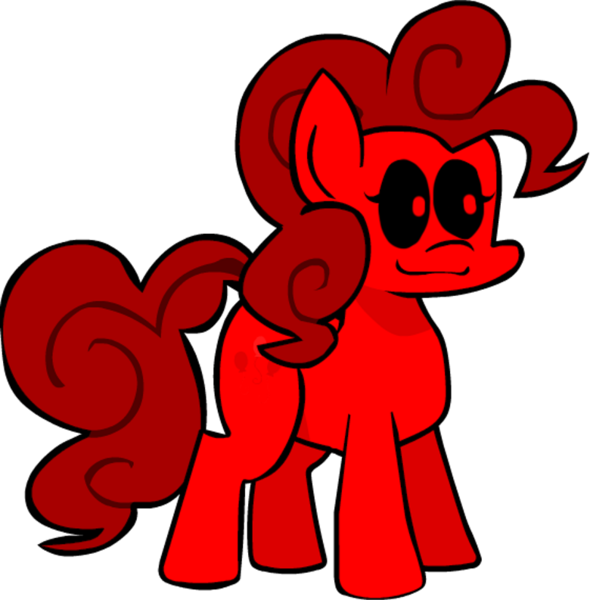 Size: 780x793 | Tagged: safe, artist:bbpanzu, derpibooru import, editor:princess-paige-place-of-fun, pinkie pie, earth pony, pony, black sclera, creepypasta, female, friday night funkin', image, mare, png, simple background, smiling, transparent background, zalgo, zalgo pie