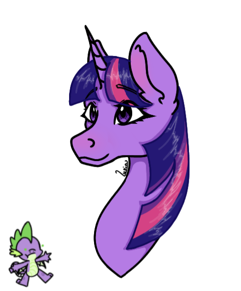 Size: 492x593 | Tagged: safe, derpibooru import, spike, twilight sparkle, digital art, image, png