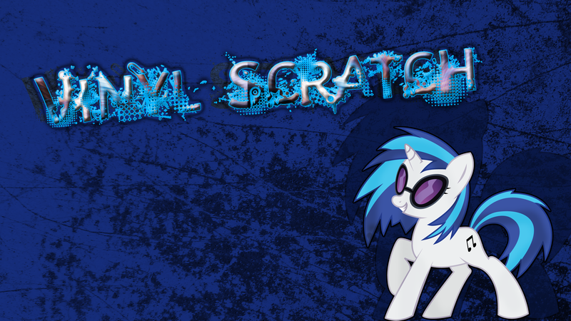 Size: 1920x1080 | Tagged: safe, artist:apoljak, derpibooru import, vinyl scratch, unicorn, g4, glasses, horn, image, png, solo, wallpaper