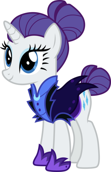 Size: 3000x4631 | Tagged: safe, artist:cloudy glow, derpibooru import, rarity, pony, unicorn, the cutie re-mark, alternate hairstyle, alternate timeline, eyeshadow, female, hair bun, high res, horn, image, makeup, mare, night maid rarity, nightmare takeover timeline, png, simple background, solo, transparent background, vector